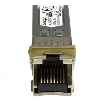 StarTech.com Gigabit-kupari-RJ45-SFP-lähetin-vastaanotinmoduuli – HP 453154-B21 -yhteensopiva~HPE 453154-B21 -yhteensopiva SFP-moduuli – 1000BASE-T – SFP-RJ45 Cat6/Cat5e – 1GE Gigabit Ethernet SFP – RJ-45 100 m – HPE 6120XG, 6120G, Flex Fabric