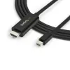 StarTech.com 3 m Mini DisplayPort -HDMI-kaapeli – 4K 30 Hz -video – mDP-HDMI-sovitinkaapeli – Mini DP tai Thunderbolt 1/2 Mac/PC -HDMI-monitoriin/näyttöön – mDP-HDMI-konvertterikaapeli