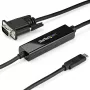 StarTech.com 1 m USB-C-VGA-kaapeli – 1920x1200/1080p USB Type-C -VGA-aktiivinen videosovitinkaapeli – Thunderbolt 3 -yhteensopiva – kannettava VGA-monitoriin/projektoriin – DP Alt Mode HBR2