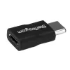StarTech.com USB-C-Micro-USB-sovitin – M/F – USB 2.0, USB 2.0 Type-C, USB 2.0 Micro-B, musta
