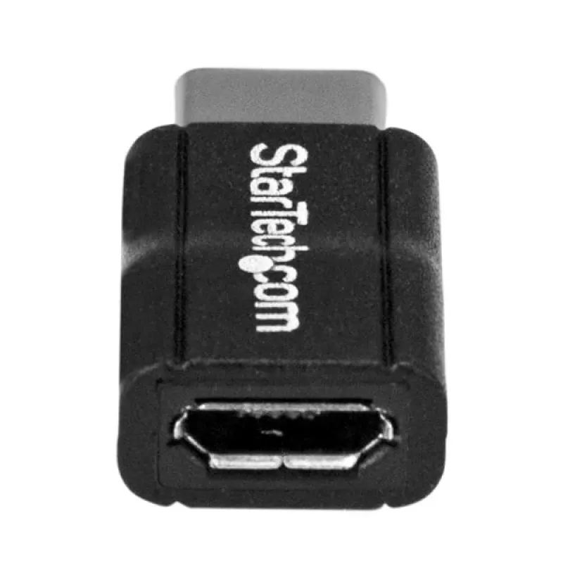 StarTech.com USB-C-Micro-USB-sovitin – M/F – USB 2.0, USB 2.0 Type-C, USB 2.0 Micro-B, musta
