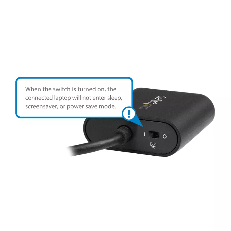 StarTech.com USB-C-HDMI-sovitin – esitystilakytkimellä – 4K 60 Hz