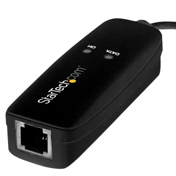 StarTech.com USB 2.0 -faksimodeemi – 56K ulkoinen laitteistopohjainen Dial-Up-V.92-modeemi/dongle/sovitin – tietokoneen/kannettavan faksimodeemi – USB-puhelinliitäntä – USB-datamodeemi – verkkoversiofaksi/CMR/POS