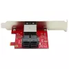 StarTech.com Mini-SAS-sovitin – dual SFF-8643 - SFF-8644 – täys- ja matalaprofiilisilla kiinnikkeillä – 12 Gbit/s