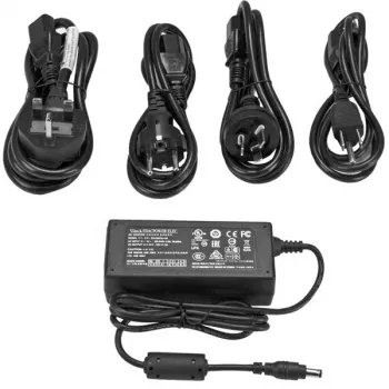 StarTech.com DC-virtalähde – 12 V, 5 A, universaali, sisäkäyttöön, 110–240 V, 12 V, 2 A, 5 A