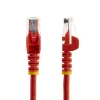 StarTech.com Cat5e Ethernet -verkkokaapeli lukituskielekkeettömillä RJ45-liittimillä – 0,5 m, punainen