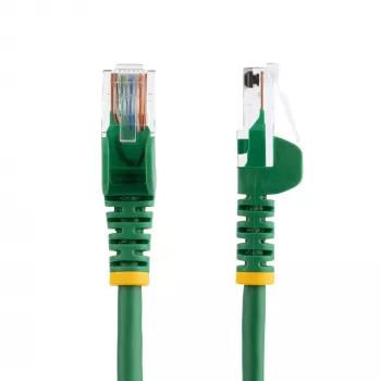 StarTech.com Cat5e Ethernet -verkkokaapeli lukituskielekkeettömillä RJ45-liittimillä – 0,5 m, vihreä