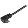 StarTech.com Micro-USB-lataus- ja synkronointikaapeli M/M – kulmikas Micro-USB – 24 AWG – 0,5 m