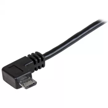 StarTech.com Micro-USB-lataus- ja synkronointikaapeli M/M – kulmikas Micro-USB – 24 AWG – 0,5 m