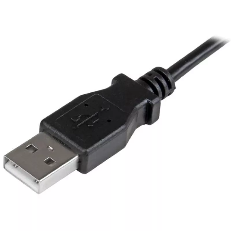 StarTech.com Micro-USB-lataus- ja synkronointikaapeli M/M – kulmikas Micro-USB – 24 AWG – 0,5 m
