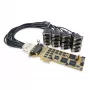 StarTech.com 16-porttinen Low-Profile-sarjakortti – RS232 – PCI Express