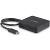 StarTech.com USB-C-moniporttisovitin – kannettava USB-C-minitelakka 4K-HDMI-videolla – Gigabit Ethernet, USB 3.0 -keskitin (1x USB-A, 1x USB-C) – USB Type-C -moniporttisovitin – Thunderbolt 3 -yhteensopiva