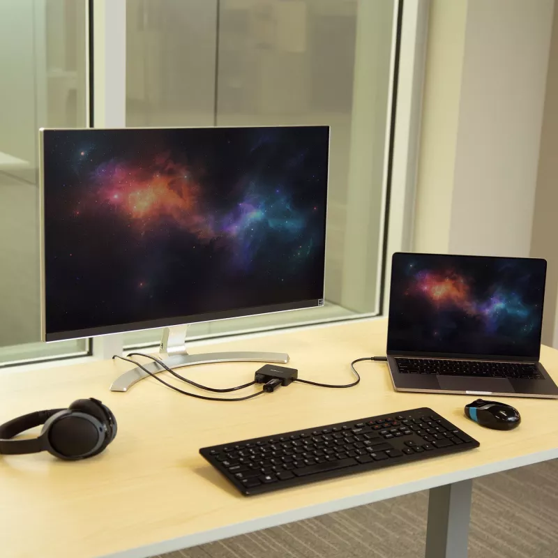 StarTech.com USB-C-moniporttisovitin – kannettava USB-C-minitelakka 4K-HDMI-videolla – Gigabit Ethernet, USB 3.0 -keskitin (1x USB-A, 1x USB-C) – USB Type-C -moniporttisovitin – Thunderbolt 3 -yhteensopiva