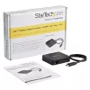 StarTech.com USB-C-moniporttisovitin – kannettava USB-C-minitelakka 4K-HDMI-videolla – Gigabit Ethernet, USB 3.0 -keskitin (1x USB-A, 1x USB-C) – USB Type-C -moniporttisovitin – Thunderbolt 3 -yhteensopiva