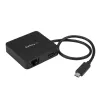 StarTech.com USB-C-moniporttisovitin – kannettava USB-C-minitelakka 4K-HDMI-videolla – Gigabit Ethernet, USB 3.0 -keskitin (1x USB-A, 1x USB-C) – USB Type-C -moniporttisovitin – Thunderbolt 3 -yhteensopiva