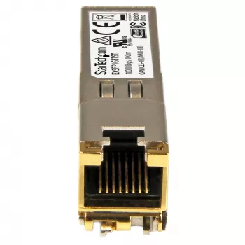 StarTech.com Juniper EX-SFP-1GE-T -yhteensopiva SFP-lähetin-vastaanotinmoduuli – 10/100/1000BASE-T ~ Juniper EX-SFP-1GE-T -yhteensopiva SFP-moduuli – 1000BASE-T – SFP RJ45 Cat6/Cat5e -liitäntään – 1GE Gigabit Ethernet SFP – RJ-45 100 m