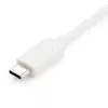 StarTech.com USB-C - HDMI 2.0 -adapteri Power Delivery -toiminnolla – 4K 60Hz USB Type-C - HDMI -näytön videomuunnin – 60W PD läpivientilatausportti – Thunderbolt 3 -yhteensopiva – valkoinen