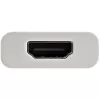 StarTech.com USB-C - HDMI 2.0 -adapteri Power Delivery -toiminnolla – 4K 60Hz USB Type-C - HDMI -näytön videomuunnin – 60W PD läpivientilatausportti – Thunderbolt 3 -yhteensopiva – valkoinen