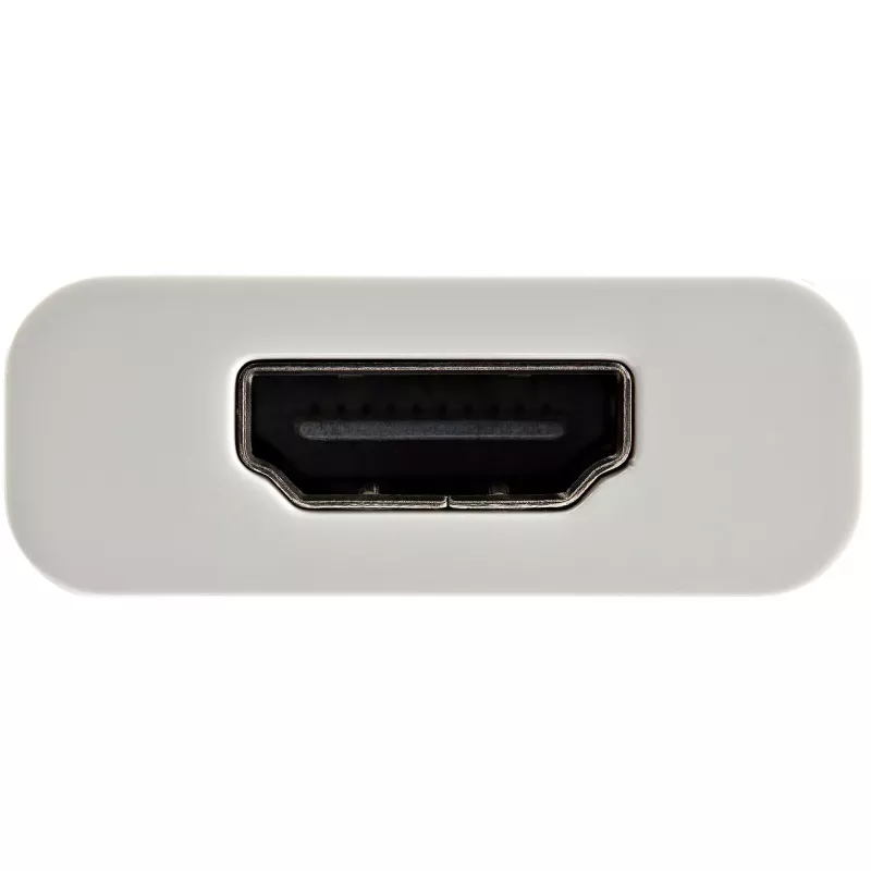 StarTech.com USB-C - HDMI 2.0 -adapteri Power Delivery -toiminnolla – 4K 60Hz USB Type-C - HDMI -näytön videomuunnin – 60W PD läpivientilatausportti – Thunderbolt 3 -yhteensopiva – valkoinen