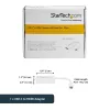 StarTech.com USB-C - HDMI 2.0 -adapteri Power Delivery -toiminnolla – 4K 60Hz USB Type-C - HDMI -näytön videomuunnin – 60W PD läpivientilatausportti – Thunderbolt 3 -yhteensopiva – valkoinen