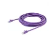 StarTech.com 5m CAT6 Ethernet-kaapeli - violetti CAT 6 Gigabit Ethernet -kaapeli –250MHz 100W PoE RJ45 UTP verkko-/patch-kaapeli ilman lukituskieltä vedonpoistolla yksittäin tarkastettu