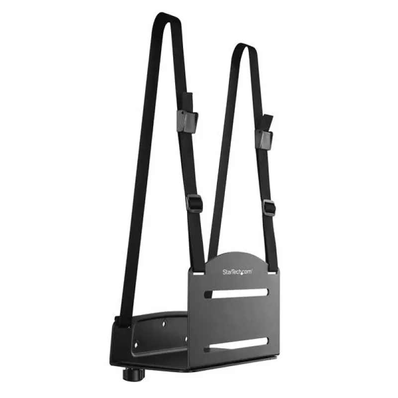 StarTech.com CPU-teline – säädettävä tietokoneen seinäteline, seinäasennettava CPU-teline, universaali, 10 kg, musta, teräs, pystysuora