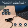 StarTech.com USB-C-moniporttivideosovitin – 3-in-1 – 4K 30 Hz – musta