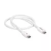 StarTech.com Thunderbolt 3 -kaapeli – 40 Gbit/s – 0,5 m – valkoinen – Thunderbolt-, USB- ja DisplayPort-yhteensopiva