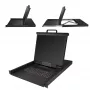 StarTech.com 16-porttinen rack-asennettava KVM-konsoli 1,83 m kaapeleilla – Integroitu KVM-kytkin 19 tuuman LCD-näytöllä – Täysin varusteltu 1HE-LCD-KV-laatikko – OSD-KVM – Kestävä, 50 000 tunnin MTBF – USB- ja VGA-tuki