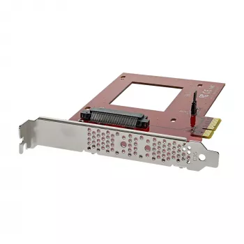 StarTech.com PEX4SFF8639 U.2-PCIe-sovitin 2,5 tuuman U.2 NVMe SSD -levylle, SFF-8639, x4 PCIe 3.0