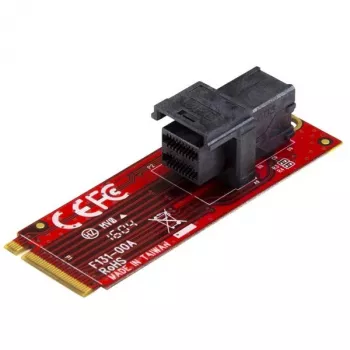 StarTech.com U.2 (SFF-8643) - M.2 PCI Express 3.0 x4 -isäntäsovitinkortti 2,5” U.2 NVMe SSD:lle