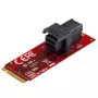 StarTech.com U.2 (SFF-8643) - M.2 PCI Express 3.0 x4 -isäntäsovitinkortti 2,5” U.2 NVMe SSD:lle