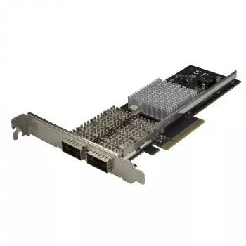 StarTech.com kaksiporttinen 40G QSFP+ -verkkokortti – Intel XL710 Open QSFP+ Converged -sovitin – PCIe 40 Gigabit Ethernet -palvelin-NIC – 40GbE kuitu-LAN-kortti – Dell PowerEdge HPE ProLiant