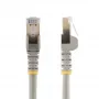 StarTech.com 0,50 m CAT6a Ethernet-kaapeli – 10 Gigabit suojattu snagless RJ45 100 W PoE -patchkaapeli – 10GbE STP verkkokaapeli vedonpoistolla – harmaa, yksittäin testattu / johdotus UL-sertifioitu / TIA
