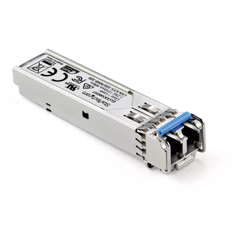StarTech.com MSA-yhteensopiva SFP-lähetin-vastaanotinmoduuli - 1000BASE-EX ~ MSA-koodaamaton SFP-moduuli - 1000BASE-EX - 1GbE yksimuotokuitu-lähetin-vastaanotin (SMF) - 1GE Gigabit Ethernet SFP - LC 40 km - 1310 nm - DDM