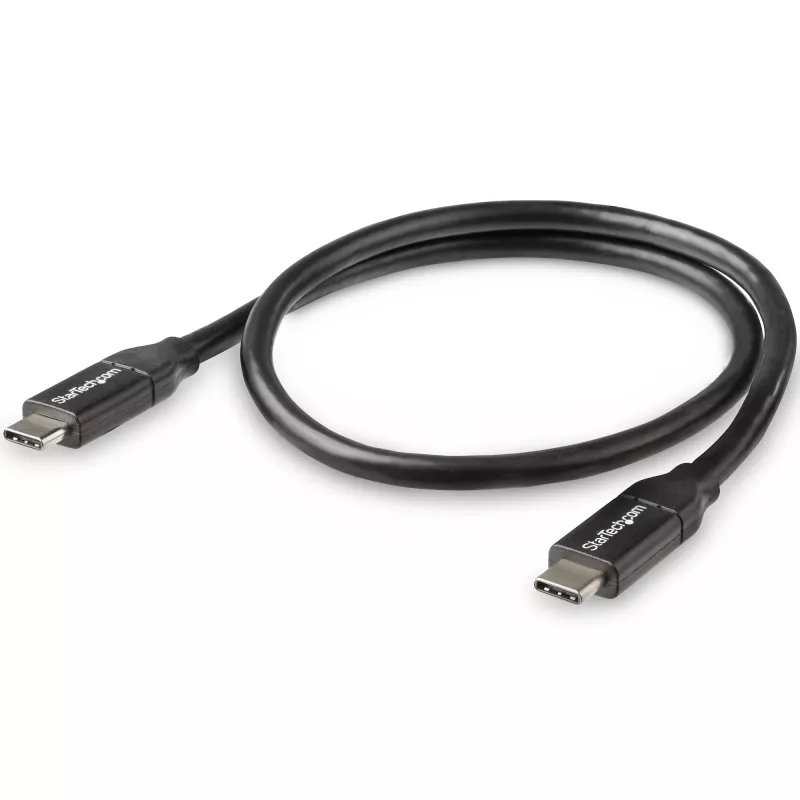 StarTech.com USB-C - USB-C -kaapeli 5A PD - M/M - 0,5 m - USB 2.0 - USB-IF-sertifioitu