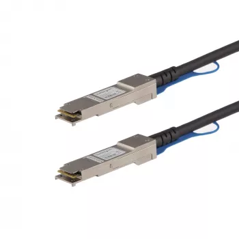 StarTech.com HPE JG326A -yhteensopiva 1 m 40G QSFP+ - QSFP+ Direct Attach -kaapeli Twinax - 40GbE QSFP+ kupari-DAC 40 Gbps Low Power aktiivinen lähetin-vastaanotinmoduuli DAC Firepower SN2410M 4200