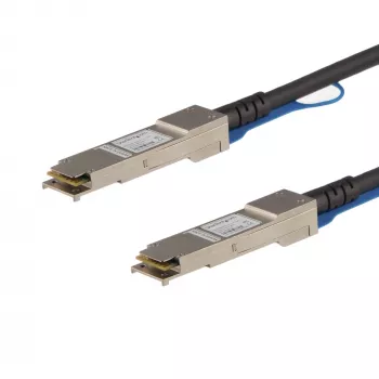 StarTech.com MSA Uncoded -yhteensopiva 5 m 40G QSFP+ - QSFP+ suoraliitäntäinen breakout-kaapeli Twinax – 40 GbE QSFP+ kupari-DAC 40 Gbps Low Power Passive -lähetin-vastaanotinmoduuli DAC