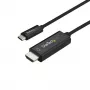 StarTech.com 1,8 m (6 ft.) USB-C - HDMI -kaapeli – 4K 60 Hz USB Type-C - HDMI 2.0 -videosovitinkaapeli – Thunderbolt 3 -yhteensopiva – kannettava HDMI-näyttöön – DP 1.2 Alt Mode HBR2 – musta