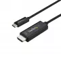 StarTech.com 0,91 m USB-C - HDMI -kaapeli – 4K 60Hz USB Type-C - HDMI 2.0 -videosovitinkaapeli – Thunderbolt 3 -yhteensopiva – kannettava HDMI-näyttöön – DP 1.2 Alt Mode HBR2 – musta