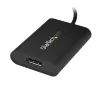 StarTech.com USB 3.0 - DisplayPort -sovitin, USB DP -näyttömuunnin Windowsille, 4K (ei tue macOS/ChromeOS/Linux) - TAA