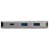 StarTech.com 3-porttinen USB-C-hubi Gigabit Ethernet RJ45 GbE -portilla – 2x USB-A, 1x USB-C – SuperSpeed 10Gbps USB 3.1/3.2 Gen 2 Type-C-hubisovitin – USB-väylävirralla toimiva – alumiini – yhteensopiva TB3:n kanssa~3-porttinen USB-C-hubi Gigabit Ethernet RJ45 GbE -portilla – 2x USB-A, 1x USB-C – SuperSpeed 10Gbps USB 3.2 Gen 2 Type-C-hubisovitin – USB-väylävirralla toimiva – alumiini