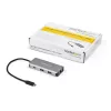 StarTech.com 3-porttinen USB-C-hubi Gigabit Ethernet RJ45 GbE -portilla – 2x USB-A, 1x USB-C – SuperSpeed 10Gbps USB 3.1/3.2 Gen 2 Type-C-hubisovitin – USB-väylävirralla toimiva – alumiini – yhteensopiva TB3:n kanssa~3-porttinen USB-C-hubi Gigabit Ethernet RJ45 GbE -portilla – 2x USB-A, 1x USB-C – SuperSpeed 10Gbps USB 3.2 Gen 2 Type-C-hubisovitin – USB-väylävirralla toimiva – alumiini