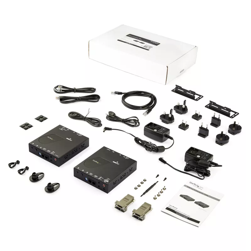 StarTech.com HDMI over IP -jatkokesarja videoseinä-tuella - 1080p