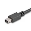 StarTech.com 6 ft. (1,8 m) USB-C - Mini DisplayPort -kaapeli - 4K 60Hz - musta