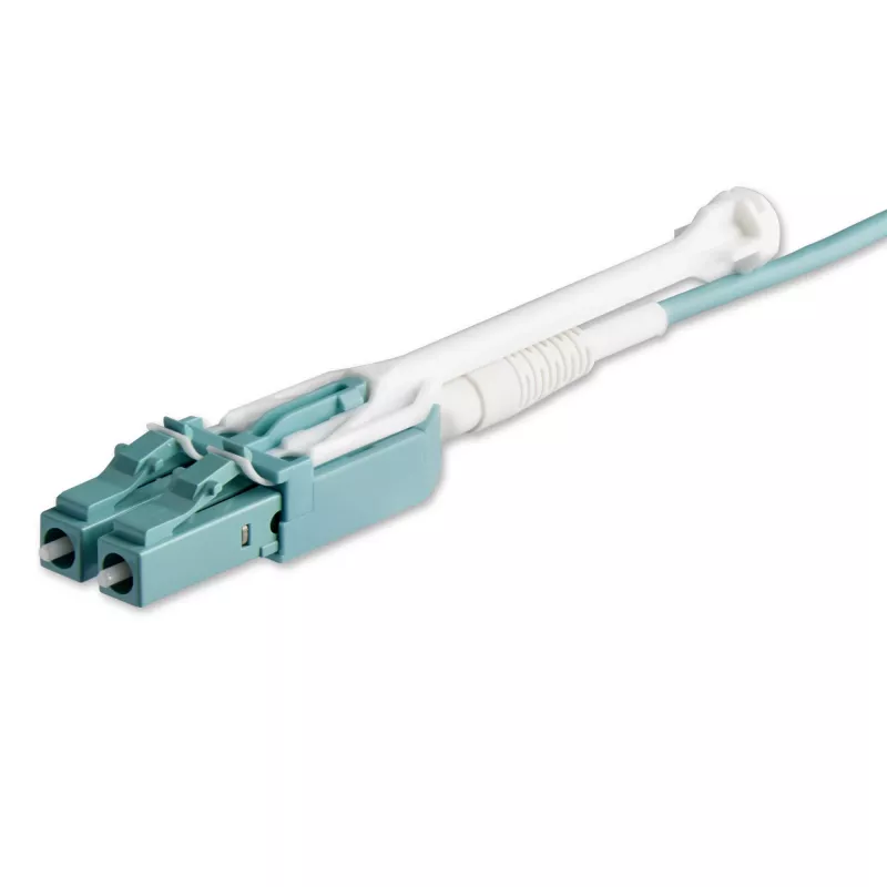 StarTech.com 10m (30ft) MTP(F)/PC - 4x LC/PC Duplex Breakout OM3 monimuotokuitu-kaapeli, OFNP Plenum, 40G verkot, pieni lisävaimennus - kuitupatch-kaapeli