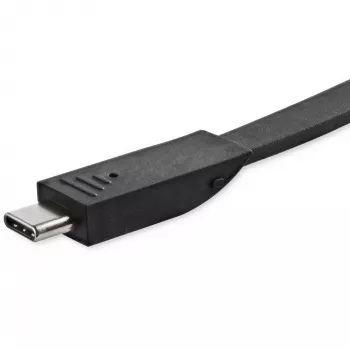 StarTech.com USB-C-moniporttisovitin - kannettava USB-C-telakka 4K HDMI:llä - 100W PD 3.0 -läpivienti, 1x USB-A, 1x USB-C, GbE - Thunderbolt 3 & USB Type-C kannettavan matkatelakka - Mac & Windows