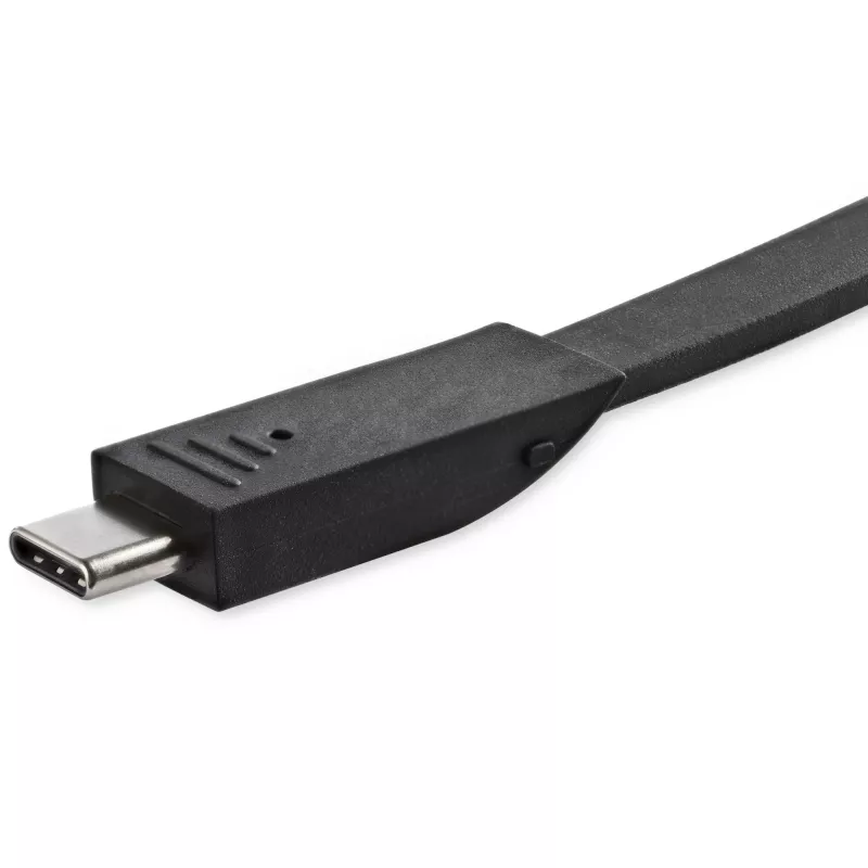 StarTech.com USB-C-moniporttisovitin - kannettava USB-C-telakka 4K HDMI:llä - 100W PD 3.0 -läpivienti, 1x USB-A, 1x USB-C, GbE - Thunderbolt 3 & USB Type-C kannettavan matkatelakka - Mac & Windows
