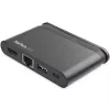 StarTech.com USB-C-moniporttisovitin - kannettava USB-C-telakka 4K HDMI:llä - 100W PD 3.0 -läpivienti, 1x USB-A, 1x USB-C, GbE - Thunderbolt 3 & USB Type-C kannettavan matkatelakka - Mac & Windows