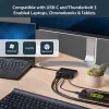 StarTech.com USB-C-moniporttisovitin - kannettava USB-C-telakka 4K HDMI:llä - 100W PD 3.0 -läpivienti, 1x USB-A, 1x USB-C, GbE - Thunderbolt 3 & USB Type-C kannettavan matkatelakka - Mac & Windows